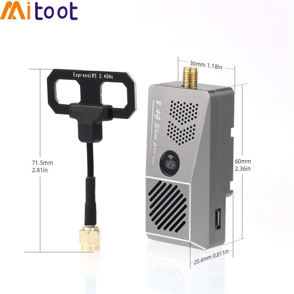 Happymodel Expresslrs Elrs Es24Tx Pro 1000Mw - Módulo Happymodel 2.4G ExpressLRS ELRS ES24TX